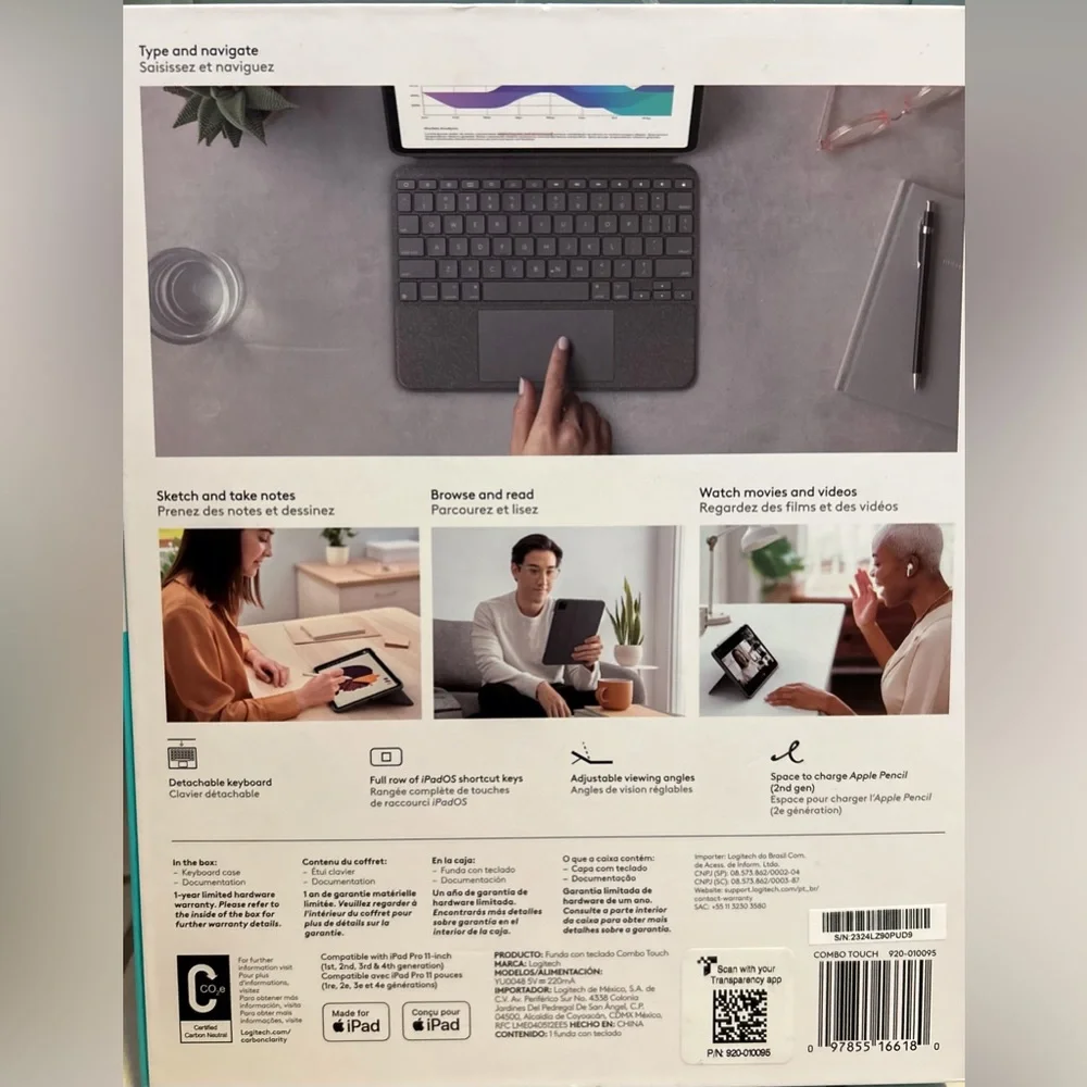 Logitech Combo Touch Keypad